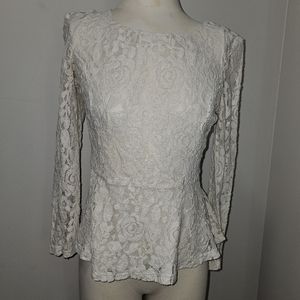 Lace vtg dress shirt